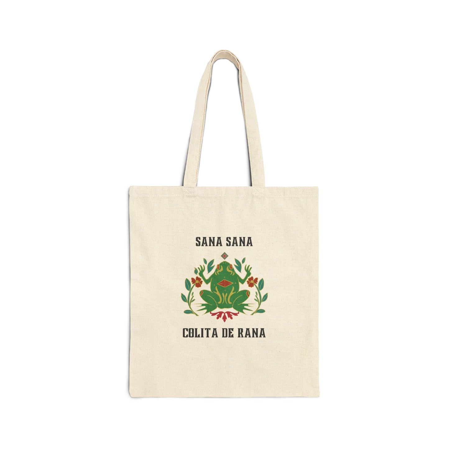 Sana Sana Colita De Rana Tote Bag | Sana Sana Colita de Rana Badge , Shoulder Bag , Reusable Grocery Bag , Handbag , Grocery Bag