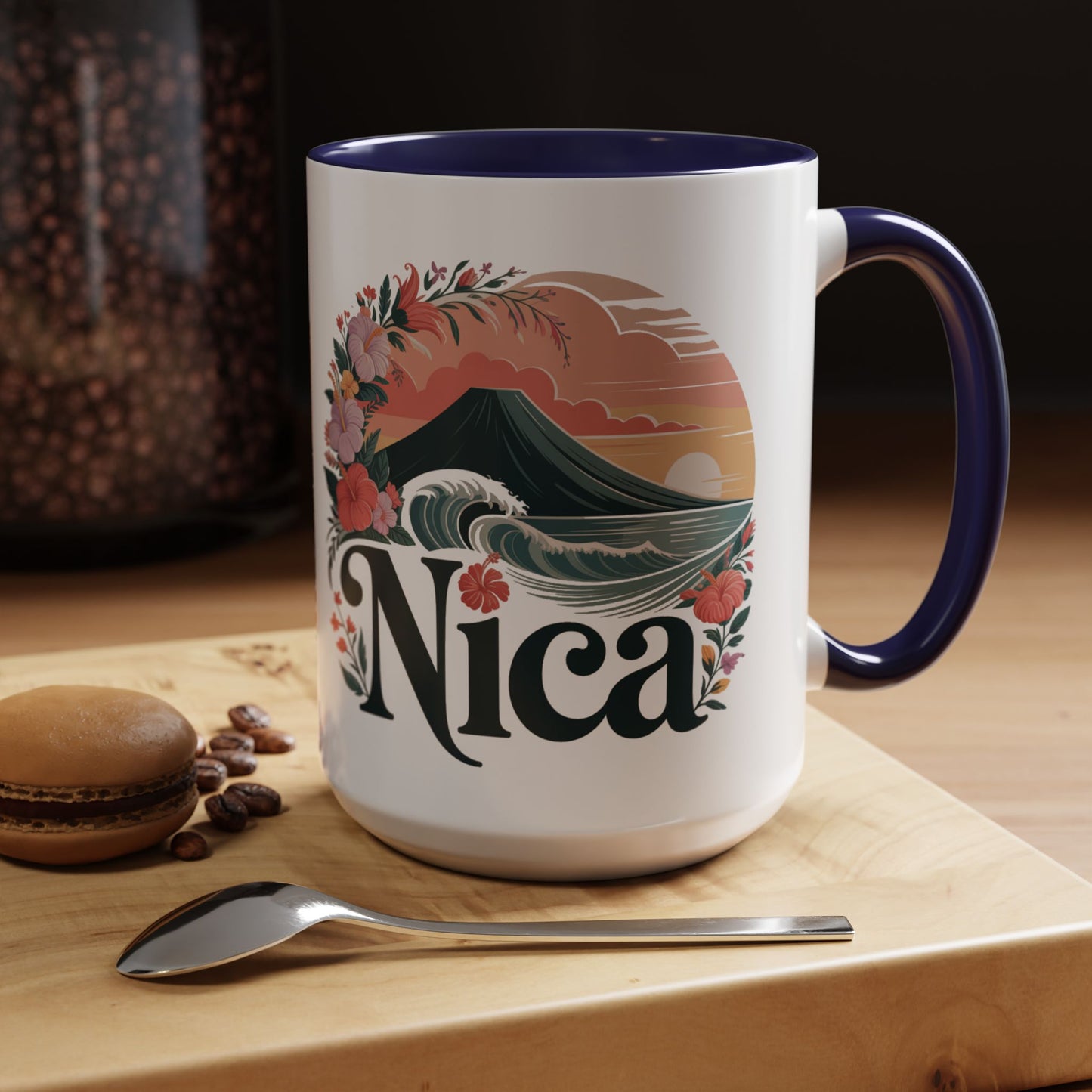 Nicaragua Mug - Nica Pride Coffee Cup Gift | Orgullo Nicaraguense | Central American Heritage Souvenir | Pinto Gallo Cafe
