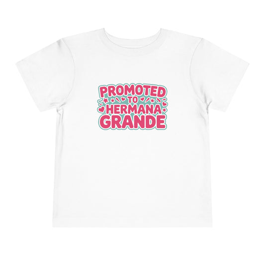 Promoted to Hermana Grande Gift Shirt, Big Sister Latina Tshirt, Hermana Grande Gift for Sister, Spanish Older Sister Tee