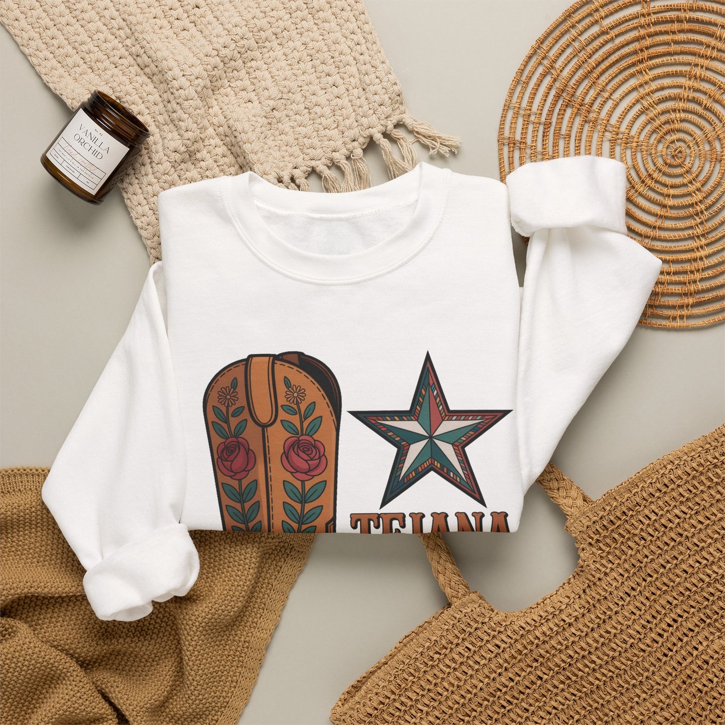 Tejana Sweatshirt | Texas Latina Pride Gift | Houston Dallas San Antonio Girl | Hispanic Pride Hoodie | Tejana Mujer Regalo