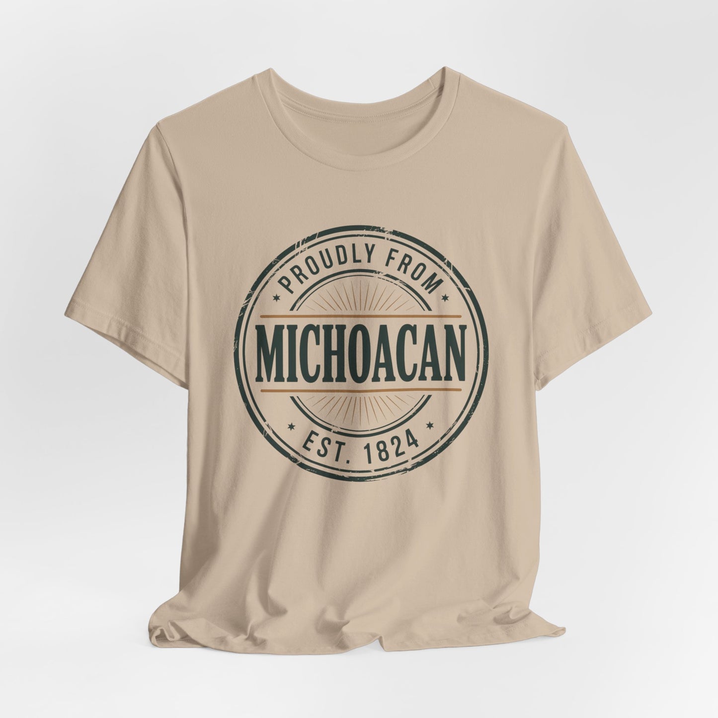 Michoacán T-Shirt - Mexican State Pride Tee - Michoacano Heritage Gift - Orgullo Mexicano Shirt - Mexico Regional Wear