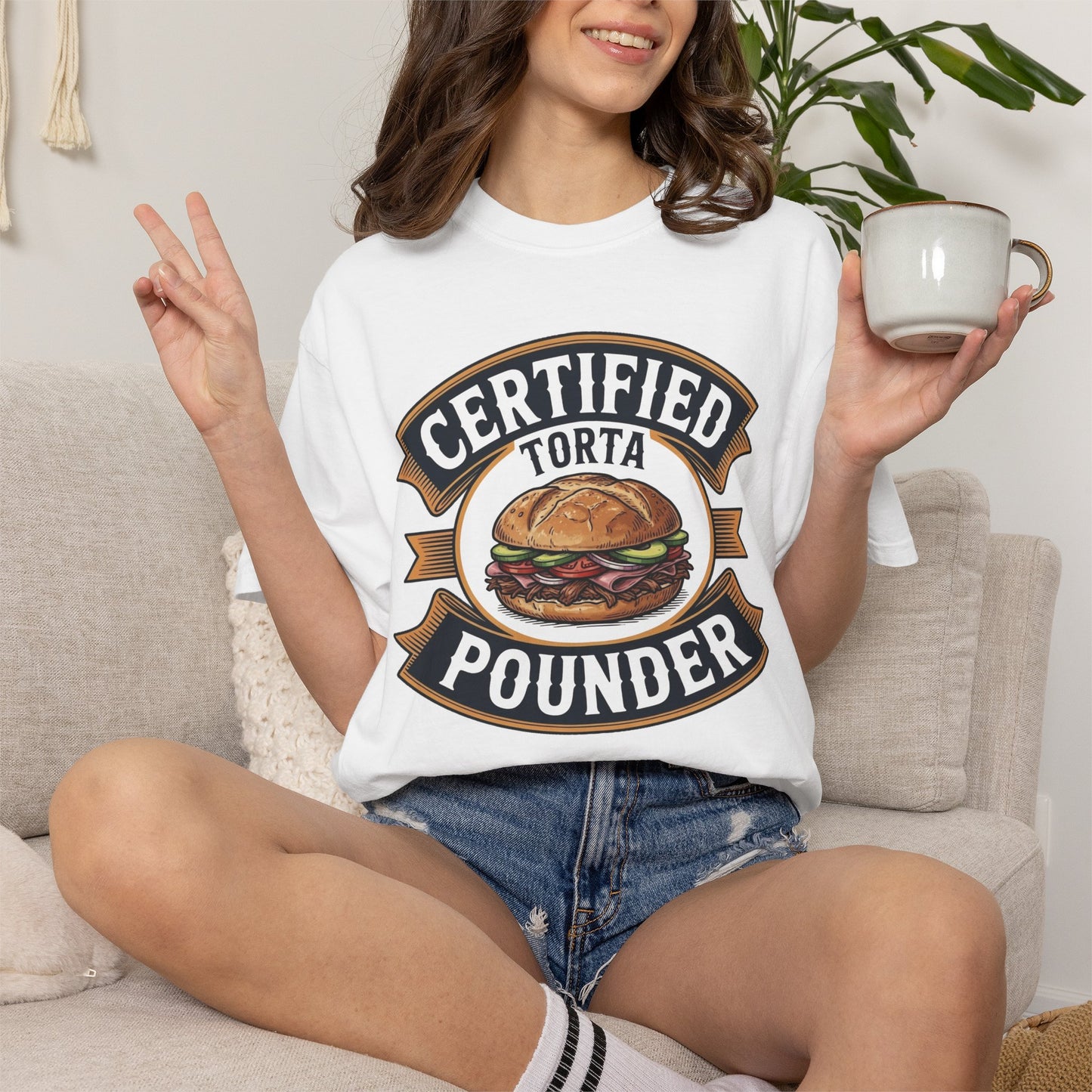 Certified Torta Pounder Shirt, Comfort Colors Bilingual UnisexTee, Funny Gift for Men