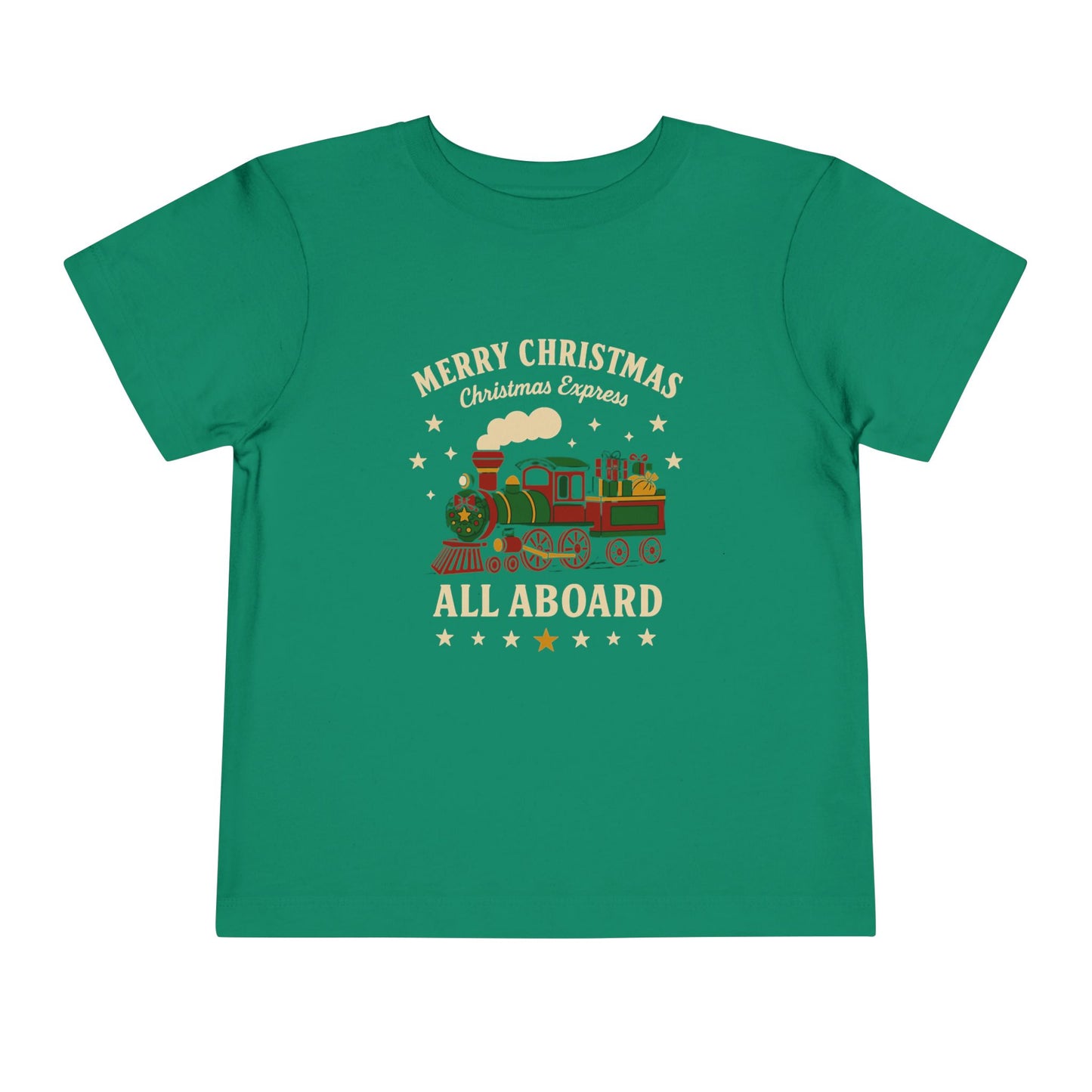 Christmas Train Toddler Short Sleeve Tee