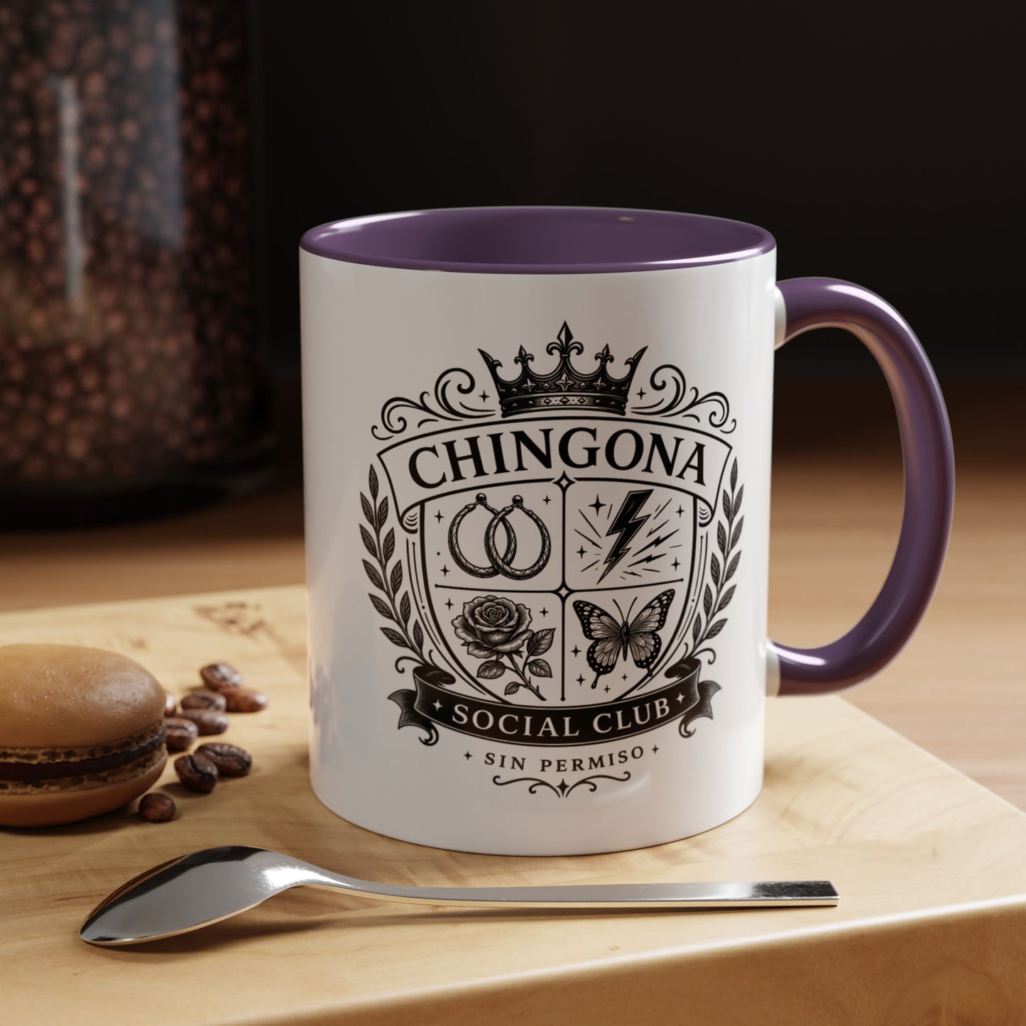 Chingona Comadre Energy Mug - Latina Gift for Her - Regalos para Mujer - Spanish Coffee Cup - Latina Power Drinkware