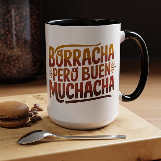 Borracha Mug — Funny Spanish Coffee Cup