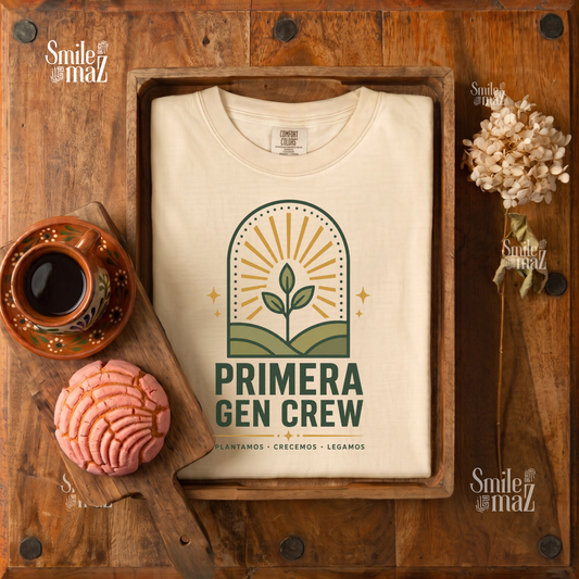 Primera Gen Crew Tee - First Generation Shirt - First Gen Latino Pride Gift