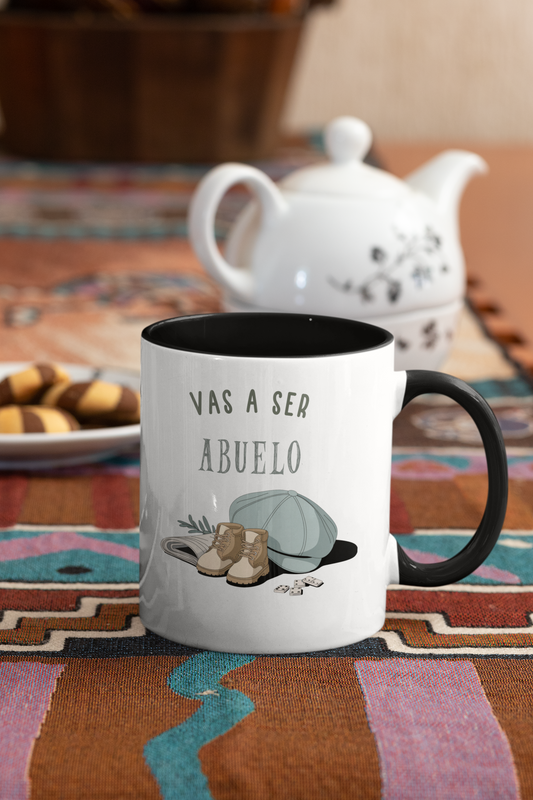 Vas a Ser Abuelo Mug - Pregnancy Announcement Gift - Spanish New Grandpa Reveal Mug