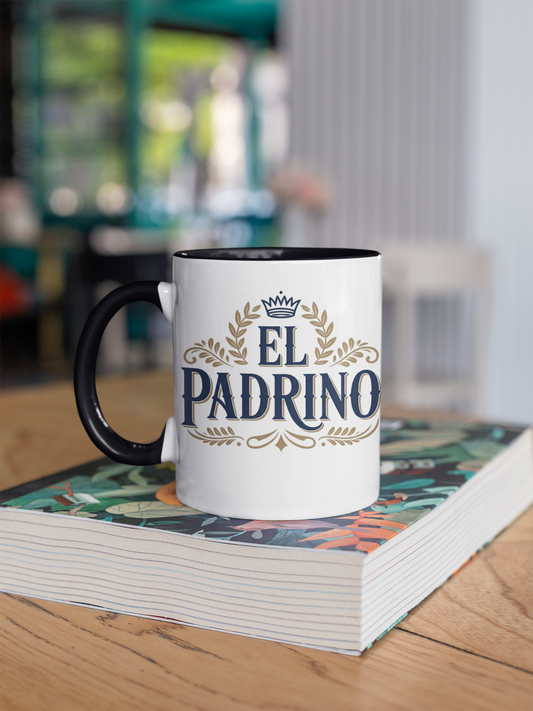 El Padrino Mug - Spanish Godfather Coffee Cup Gift for Latino Family - Padrino Regalo