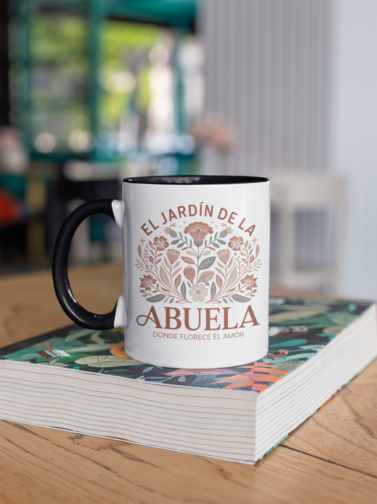 El Jardin De La Abuelita Mug - Regalos Para Mujer Latina Gift Spanish Coffee Cup Taza de Café Para Abuela Birthday Mother's Day Present