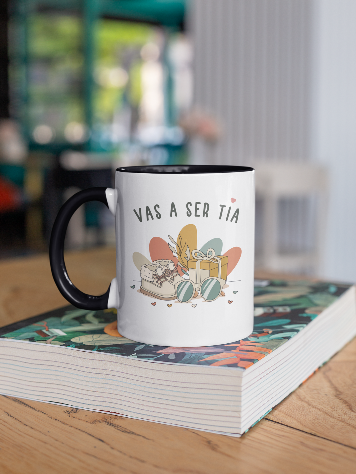 Vas a Ser Tia Mug - New Tia Gift - Spanish Pregnancy Announcement Coffee Mug