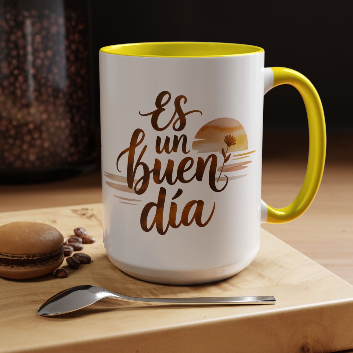 Es Un Buen Dia Mug - Latino Heritage Coffee Cup - Spanish Motivational Gift - Positive Vibes Hispanic Mug