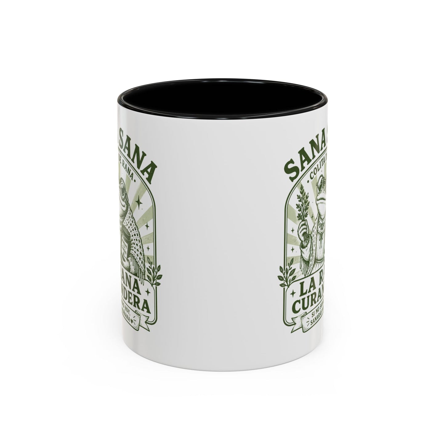 Colita De Rana Mug - Funny Spanish Saying Coffee Cup - Latina Gift Taza Divertida - Bilingual Humor Mug for Her