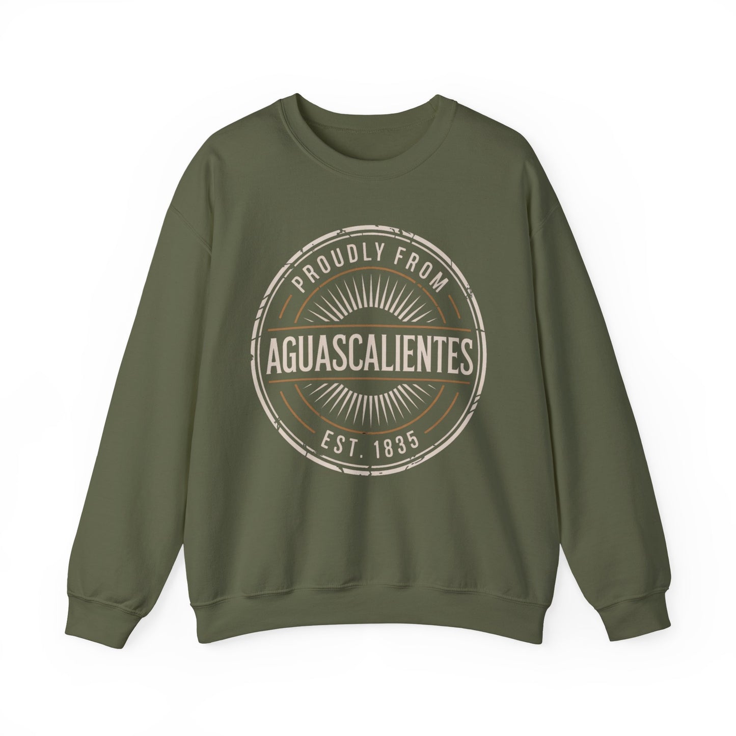 Aguascalientes Sweatshirt - Mexican Heritage Pride Wear | AGS Mexico Sudadera Gift | Orgullo Mexicano Regional Clothing