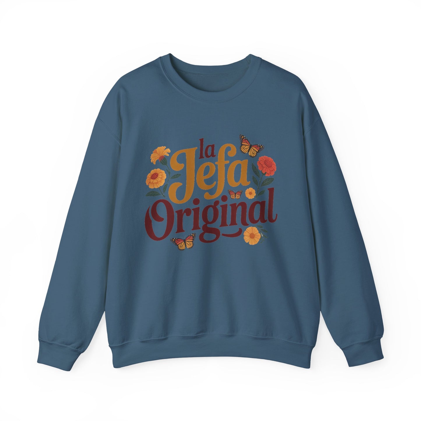 La Jefa Sweatshirt - Latina Boss Babe Empowerment Gift - Hispanic Pride Hoodie for Her - Feminist Spanish Saying Shirt