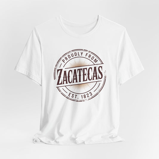 Zacatecas T-Shirt - Mexican Heritage Tee - Zacatecano Orgullo Gift - Mexico Pride Shirt - Hispanic Heritage Tee