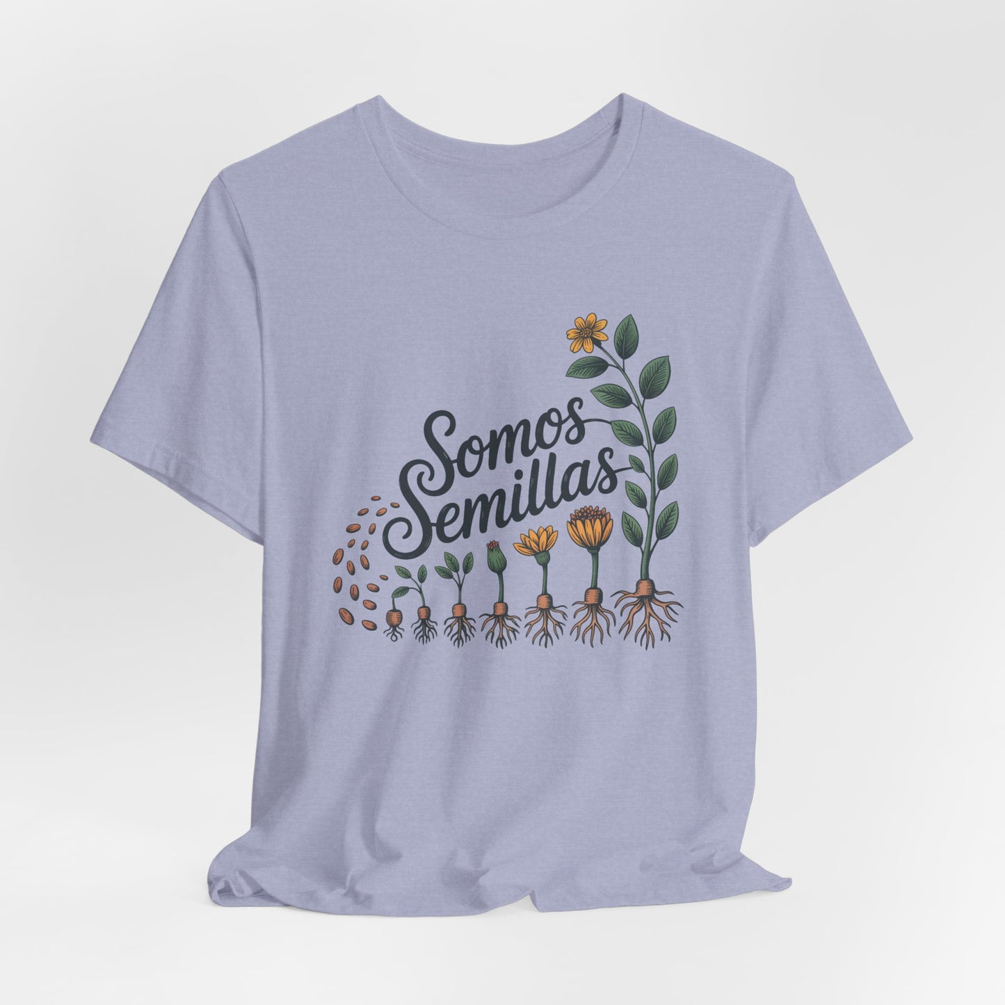 Somos Semillas T-Shirt | Latino Heritage Tee | Hispanic Culture Gift | Latinx Apparel | Somos Fuertes Shirt