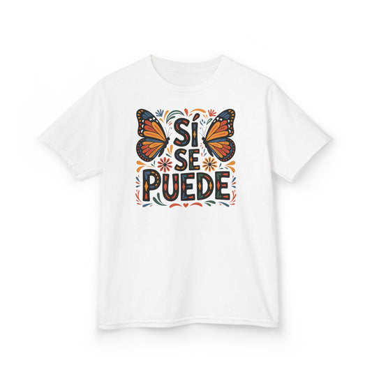 Civil Rights Kids Shirt | Latina Empowerment Kids Tshirt | Latina Gift | Si Se Puede Art Latina Pride Shirt