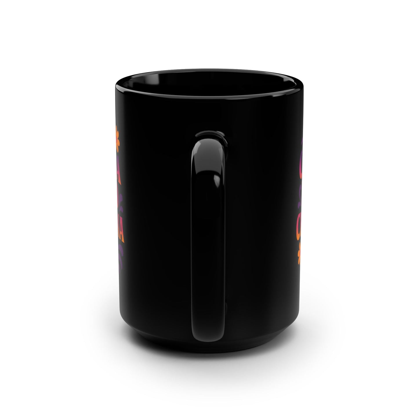 Chula Pero Chingona Mug Art | Black Mug, 15oz Tazo de Regalo