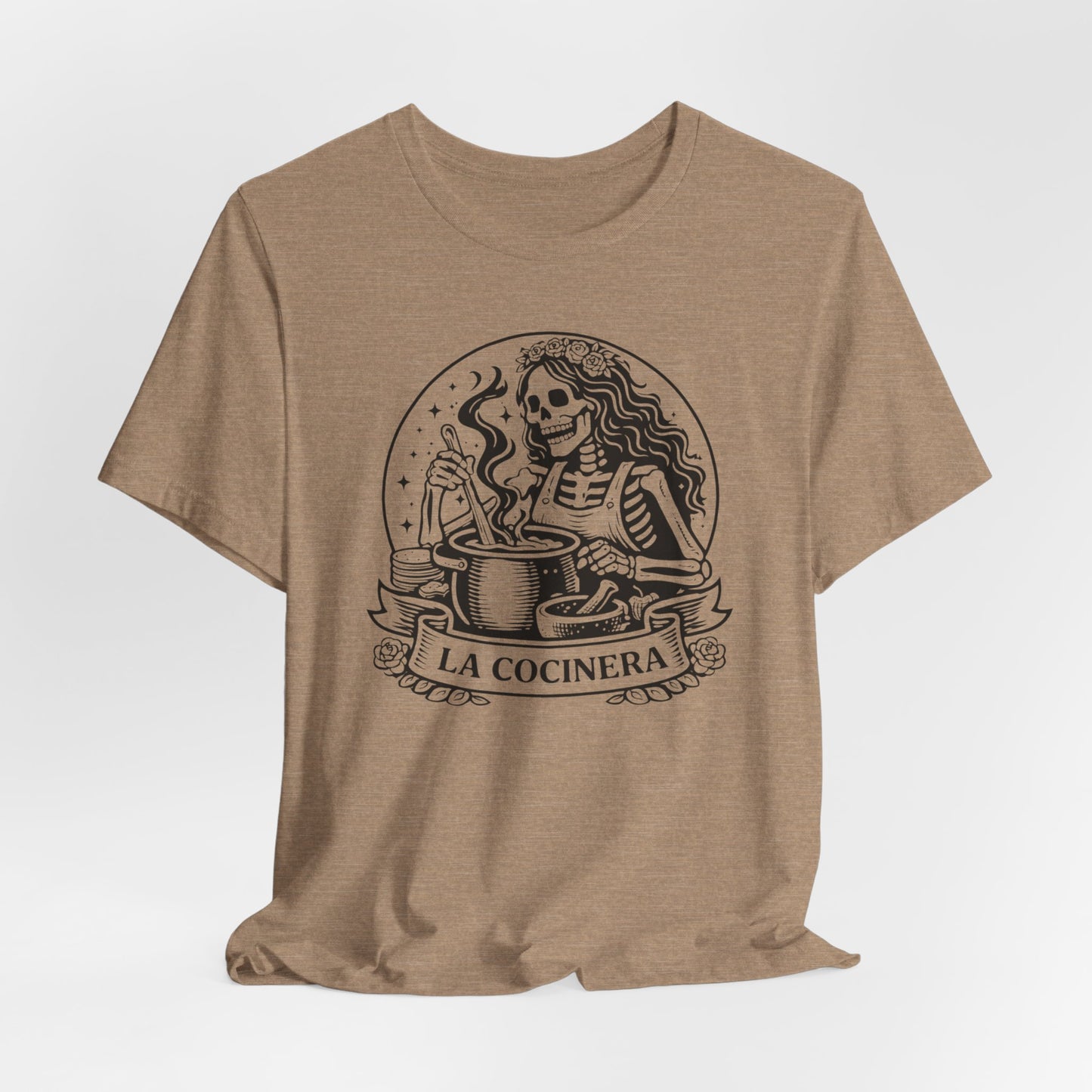 La Cocinera T-Shirt - Chef Latina Tee - Latino Heritage Gift - Hispanic Cook Shirt - Cocina Queen - Cooking Mama Gift