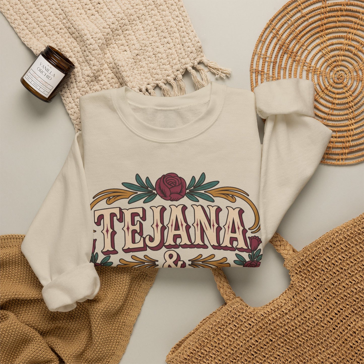 Tejana Sweatshirt | Texas Latina Pride Gift | Hispanic Heritage Hoodie | Tejana Mujer Regalo | South Texas Girl