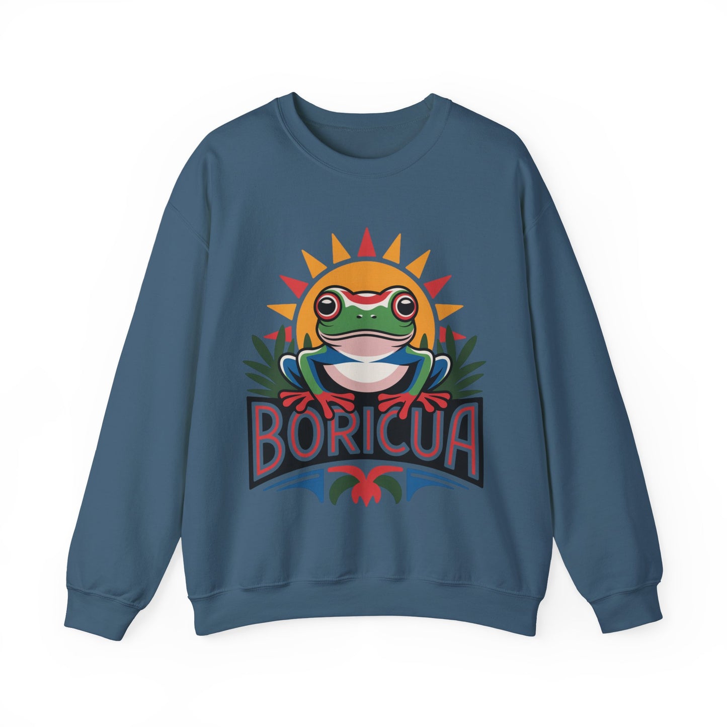 Boricua Sweatshirt - Puerto Rican Pride Gift - Borinquen Heritage Sudadera - Latino Hispanic Pride Wear