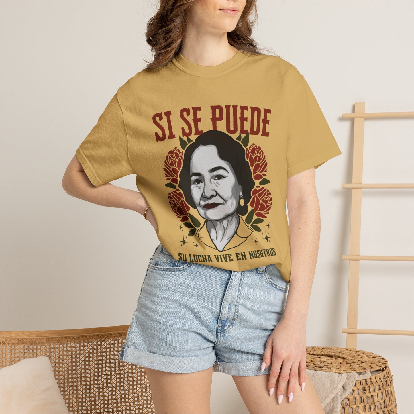 Si Se Puede Dolor Huerta T-Shirt | Huelga Civil Rights Tee | Unisex Shirt | Comfort Colors Farmworker Immigrant Shirt