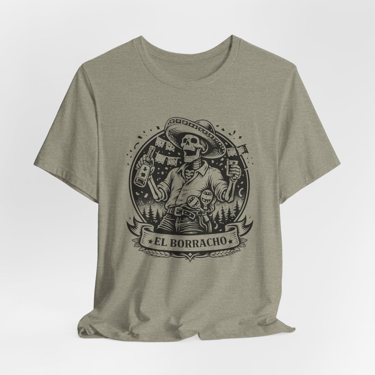 El Boracho T-Shirt - Funny Spanish Tee for Latino Heritage & Hispanic Culture - Mexican Saying Gift Shirt