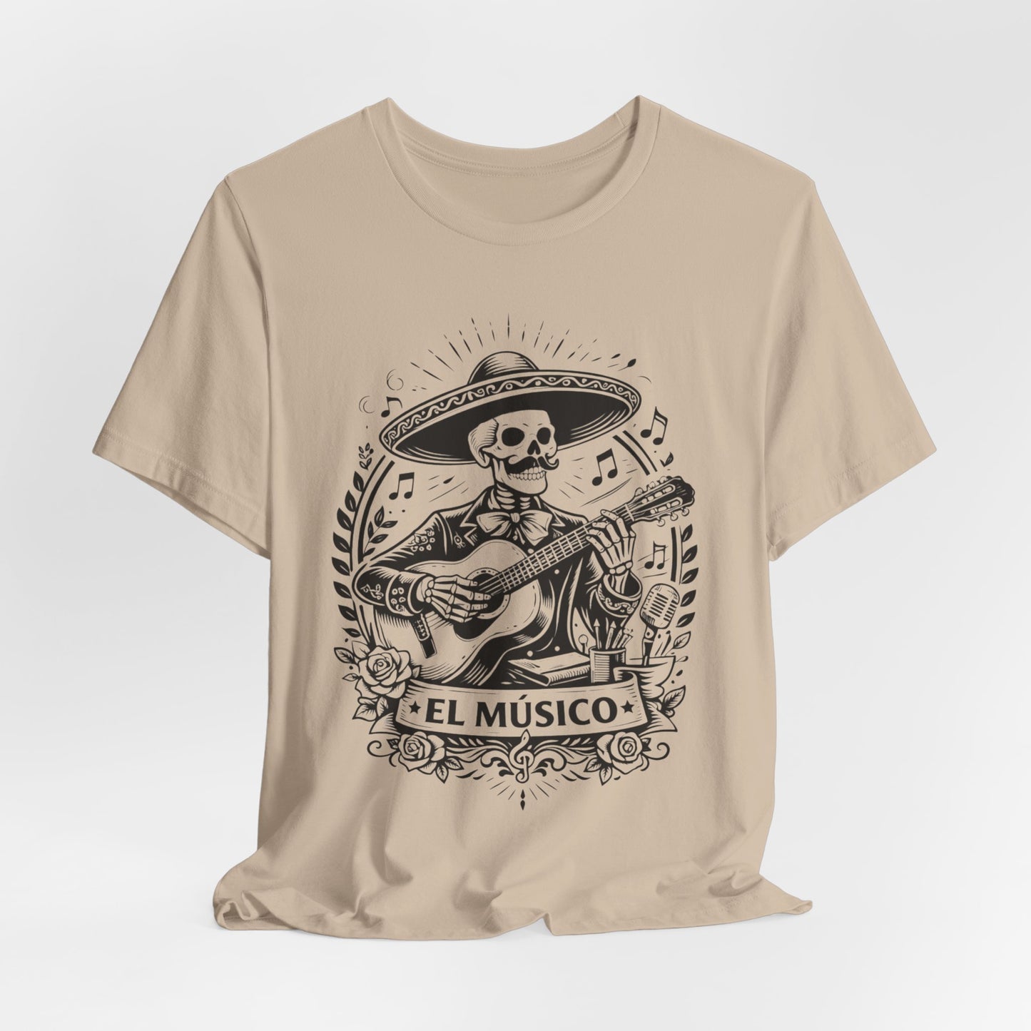 El Musico T-Shirt - Latino Musician Tee - Hispanic Pride Music Lover Gift - Cultura Latina Shirt - Musico Regalo