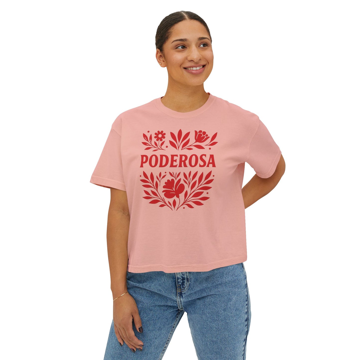 Poderosa  Women's Boxy Tee | Latina Shirt