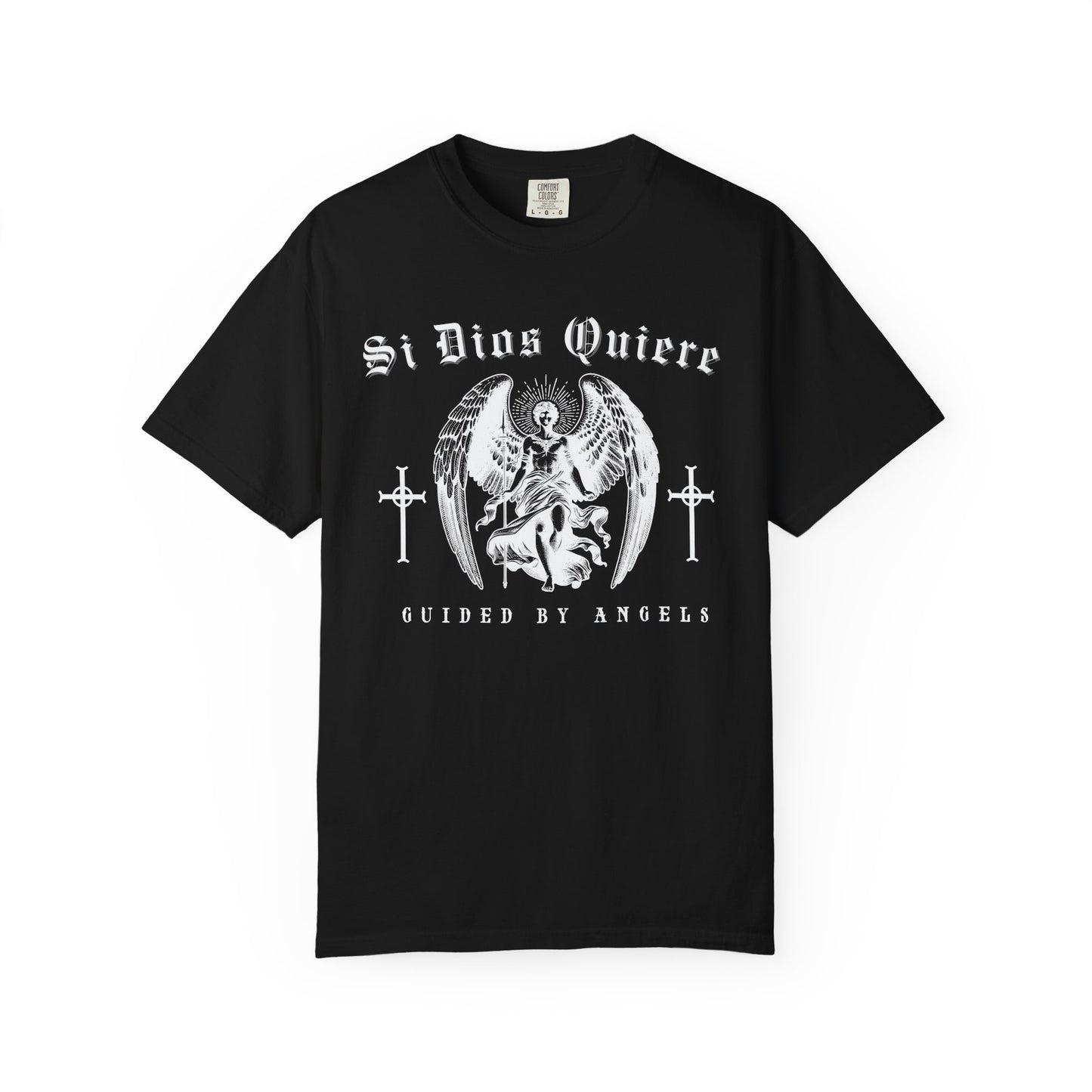 Si Dios Quiere Shirt |  Chicano Streetwear Tee | Latino Graphic Tee | Camisa Cristiana | Comfort Colors T Shirt