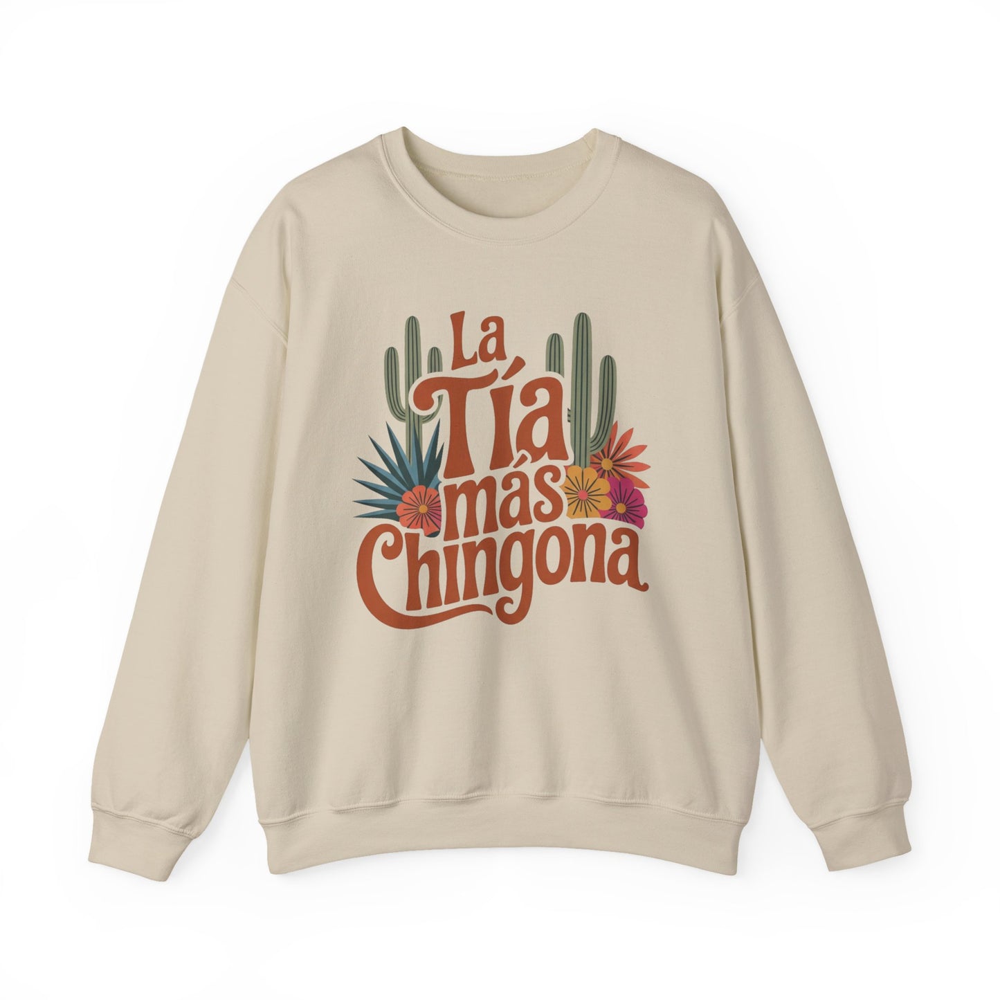 Tía Sweatshirt - Proud Tia Gift - Hispanic Aunt Pullover - Latino Family Gift - Tía Linda Shirt - Best Tía Ever