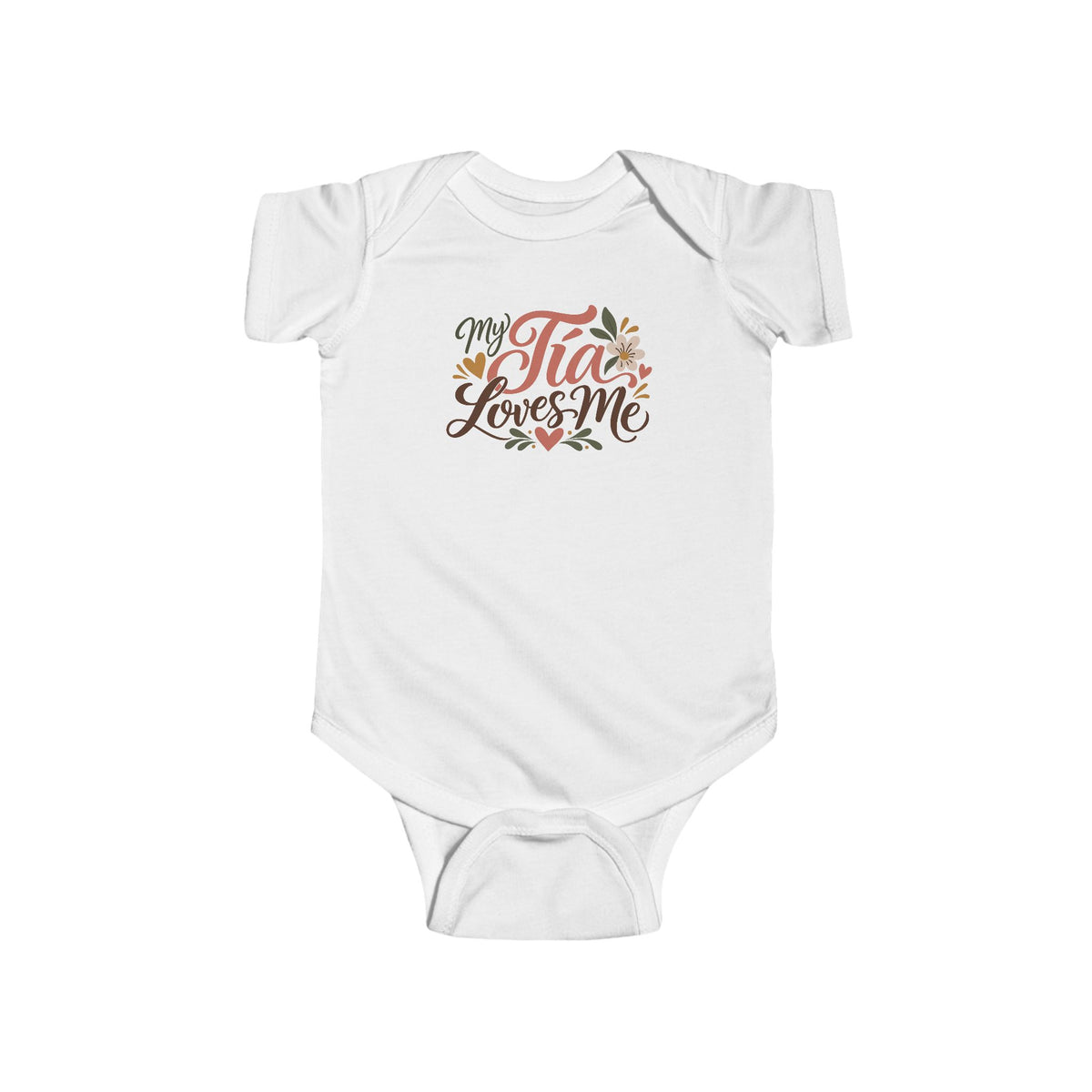 My Tia Loves Me Onesie - Cute Aunt Baby Bodysuit - Tia Gift for Baby - Spanish Tia Infant One Piece
