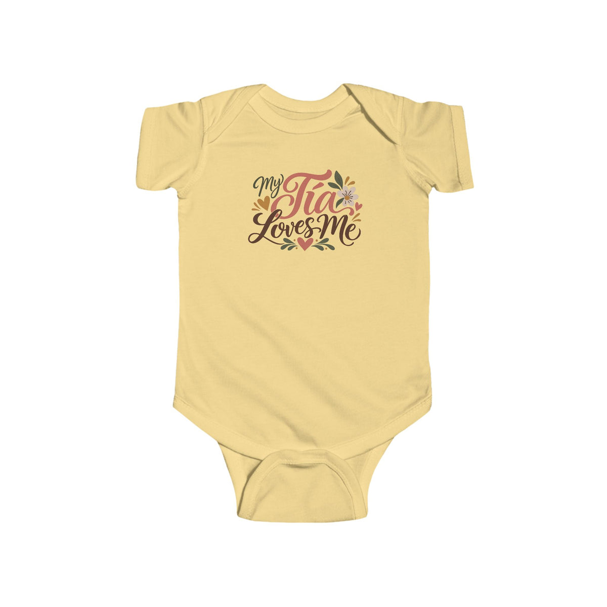 My Tia Loves Me Onesie - Cute Aunt Baby Bodysuit - Tia Gift for Baby - Spanish Tia Infant One Piece