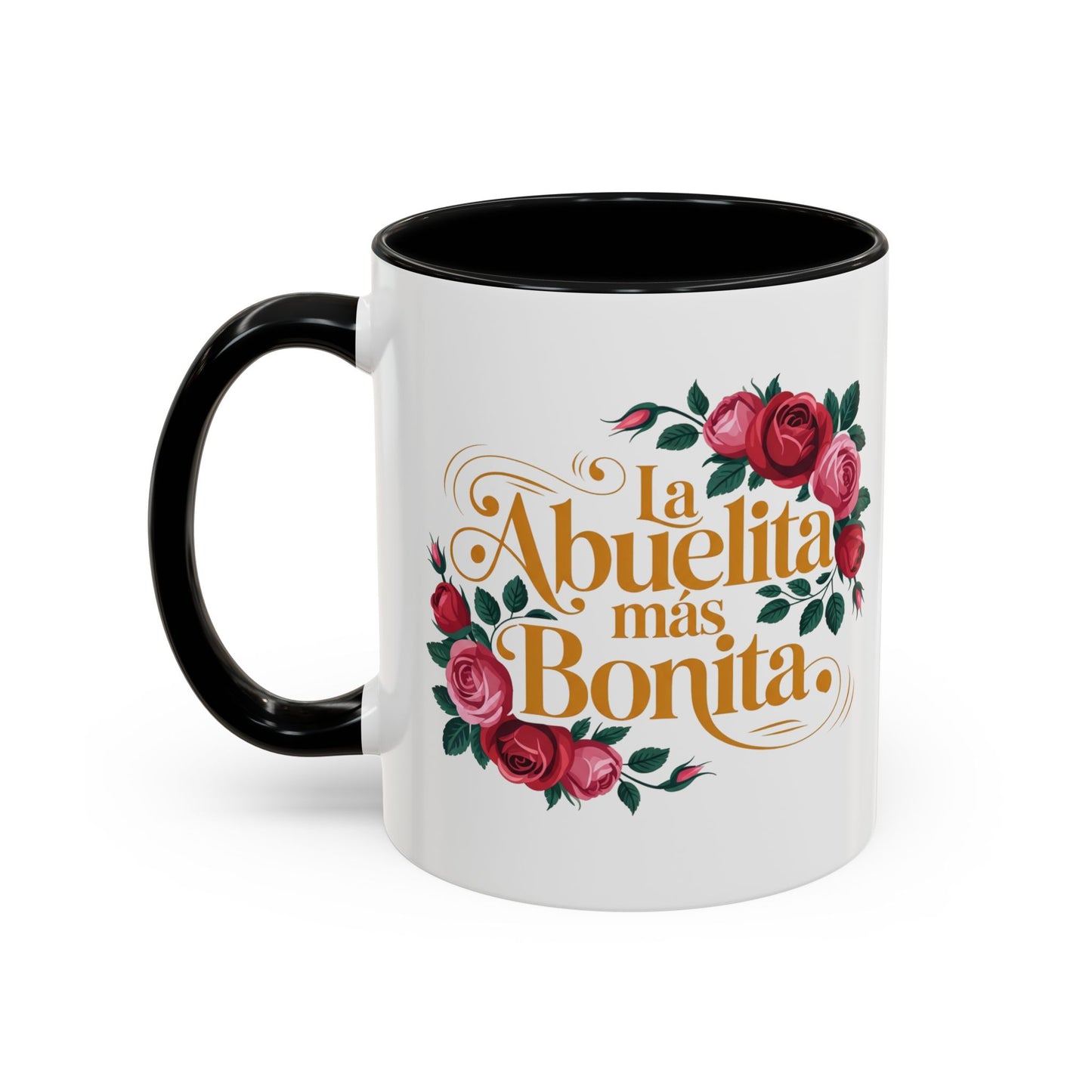 La Abuelita Mas Bonita Mug, Abuelita Gift Roses, Latina Grandmother Coffee Mug,  Abuela Birthday Gift, Mother's Day Mug