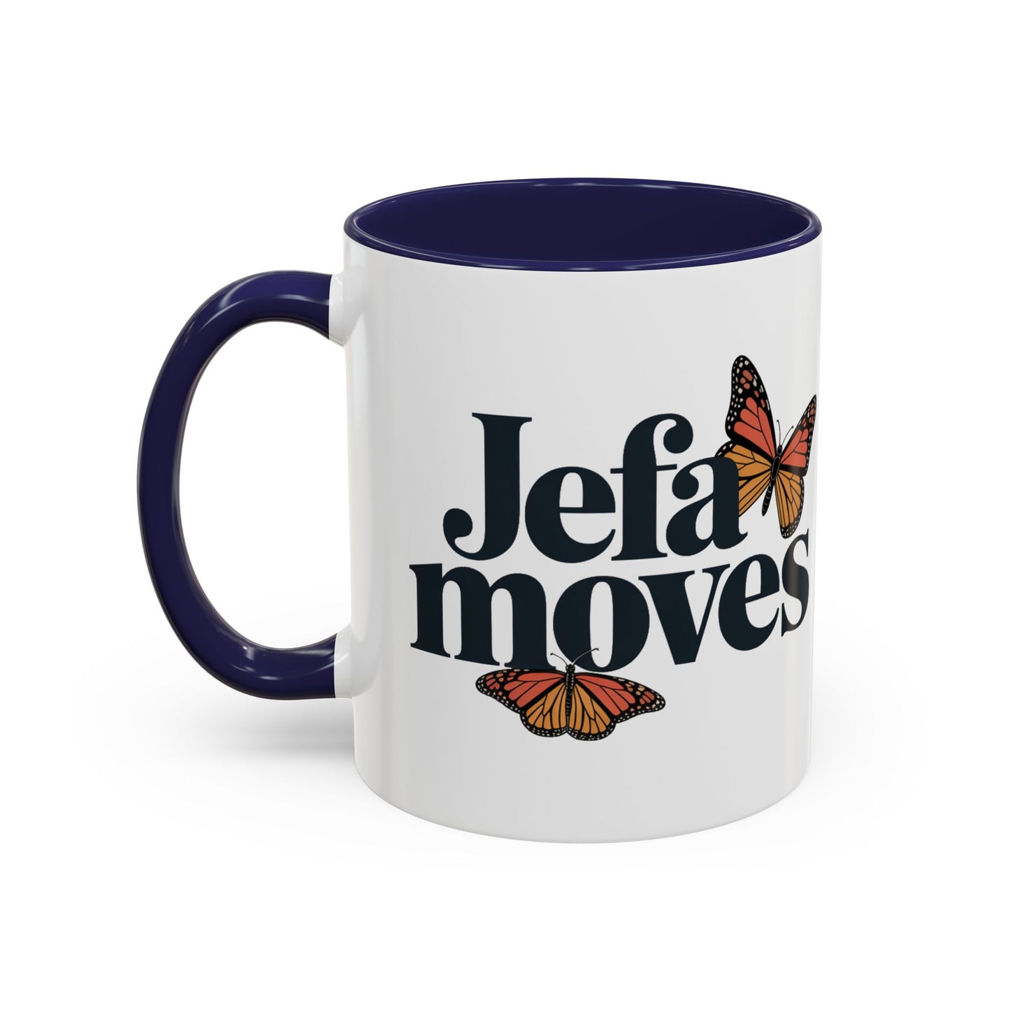 La Jefa Moves Mug - Female Boss Gift for Latina Women - Spanish Coffee Cup - Empowering Latina Gift - Bilingual Mug