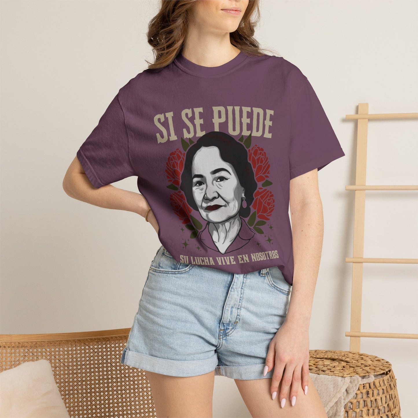 Si Se Puede Dolor Huerta T-Shirt | Huelga Civil Rights Tee | Unisex Shirt | Comfort Colors Farmworker Immigrant Shirt