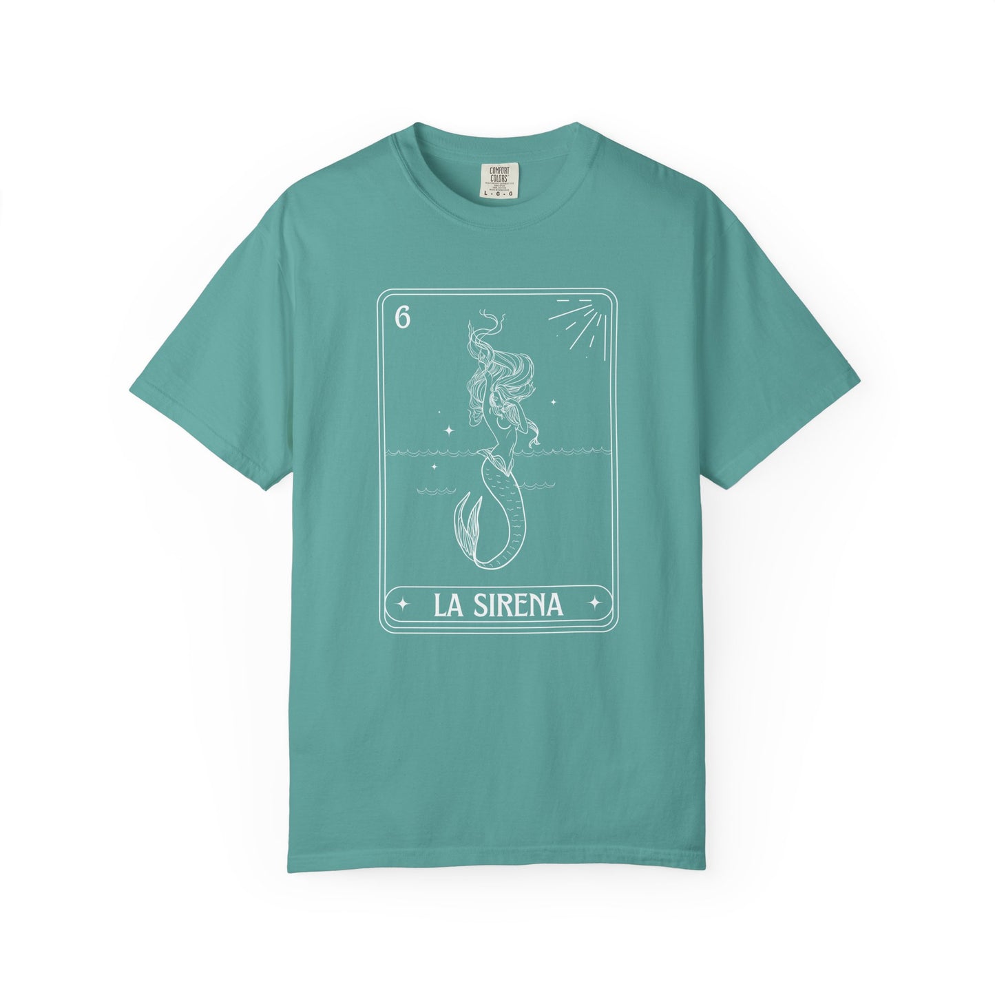 La Sirena Loteria Shirt | Comfort Colors , Strong Woman Latina Empowerment , Feminist Shirt, Gift for Her , Mexican Shirt , Latina Shirt