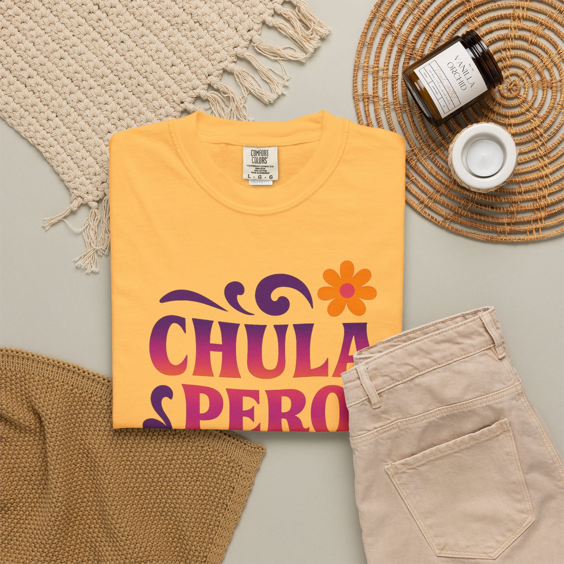 Chula Pero Chingona Shirt, Latina owned business support, brown business, activism tee, social T-Shirt (view 12 of 16)