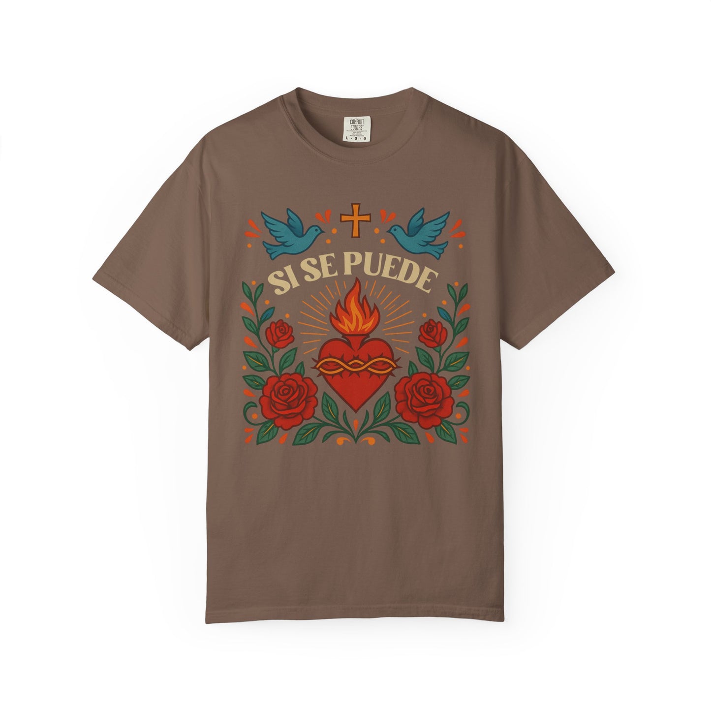 Si Se Puede T-Shirt | Huelga Civil Rights Tee | Unisex Shirt | Comfort Colors Farmworker Immigrant Shirt