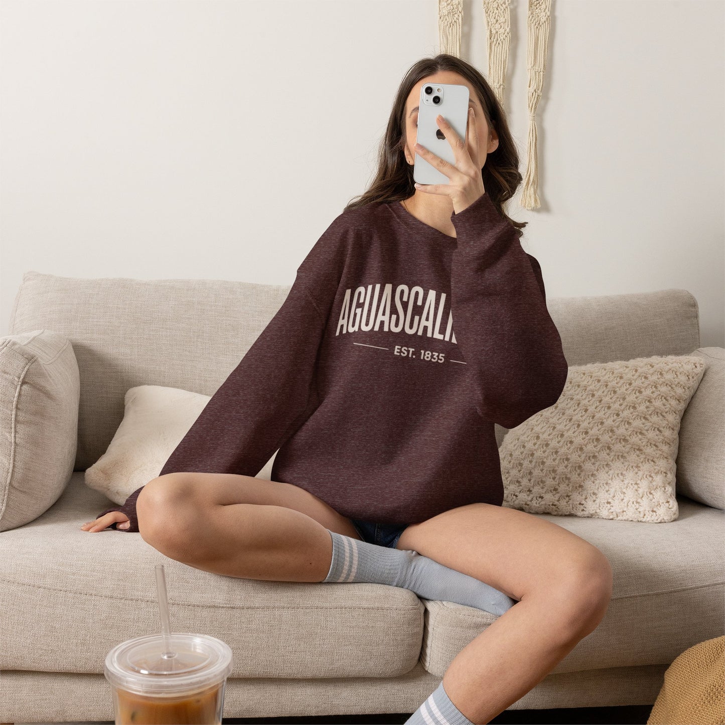 Aguascalientes Sweatshirt - Mexican State Pride Pullover - AGS Mexico Gift - Orgullo Mexicano Hispanic Heritage Wear