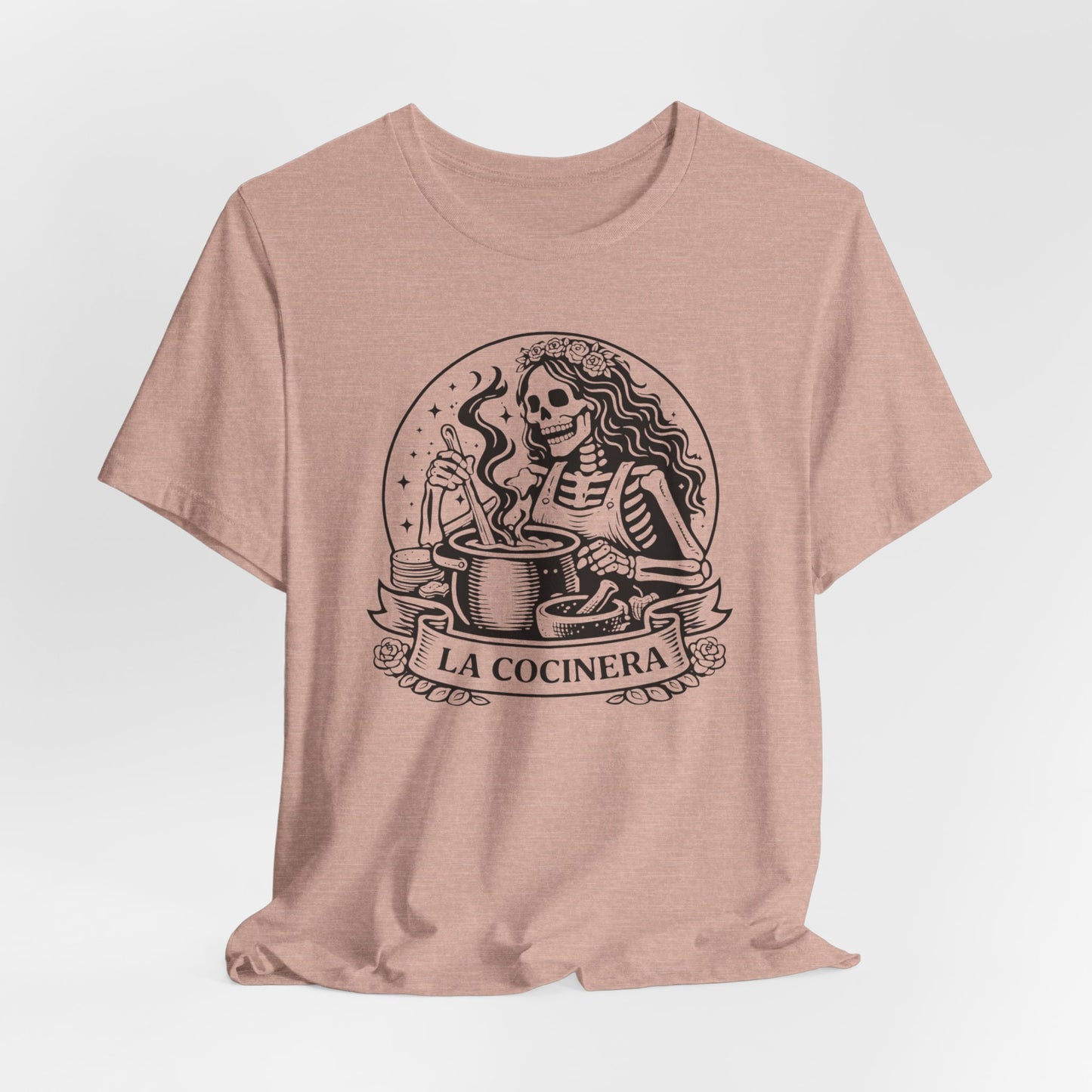La Cocinera T-Shirt - Chef Latina Tee - Latino Heritage Gift - Hispanic Cook Shirt - Cocina Queen - Cooking Mama Gift