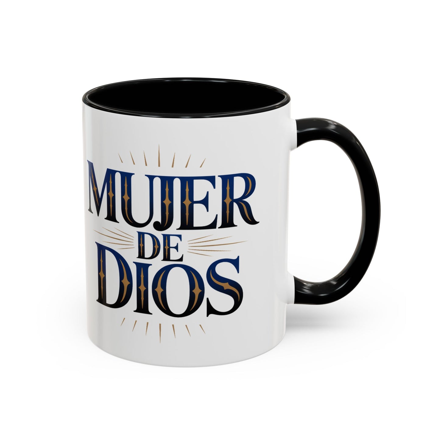 Mujer de Dios Mug - Spanish Christian Coffee Cup Gift for Latina Women of Faith - Catholic Gift Bendiciones