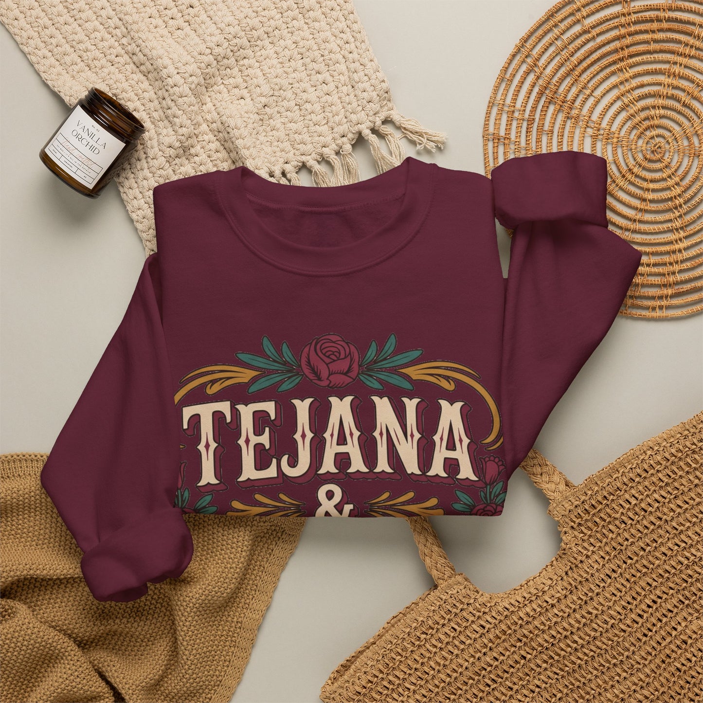 Tejana Sweatshirt | Texas Latina Pride Gift | Hispanic Heritage Hoodie | Tejana Mujer Regalo | South Texas Girl