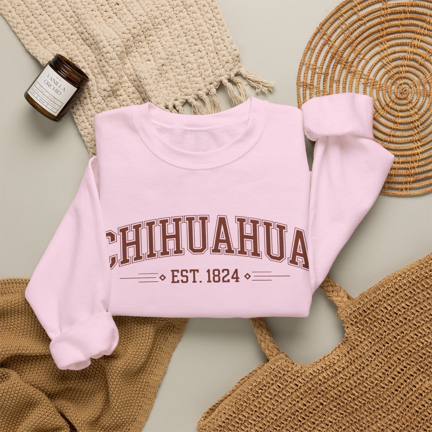 Chihuahua Sweatshirt - Mexican Heritage Pride Wear - Perrito Lindo Gift - Sudadera Mexicana - Chihuahua Mama