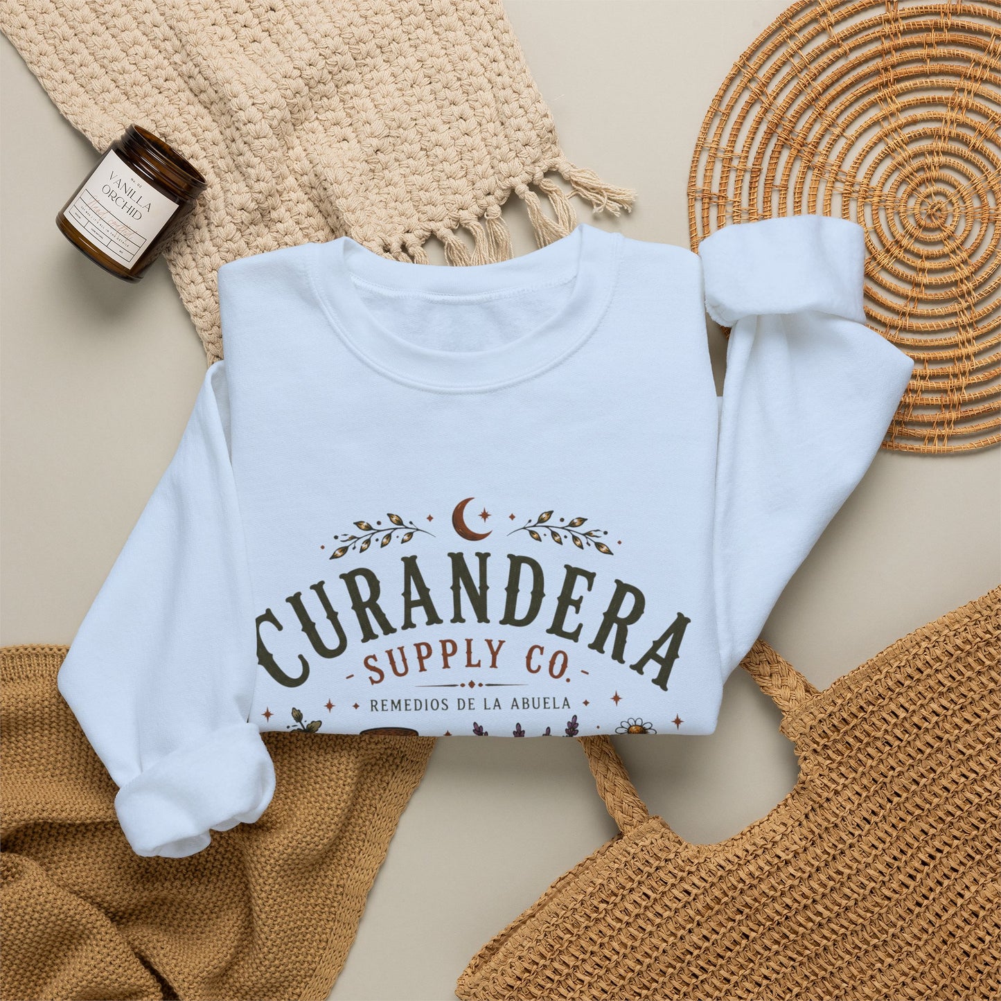 Bruja Sweatshirt - Latina Witch Magic Sudadera - Spiritual Gifts for Her - Mystical Latina Pride Hoodie
