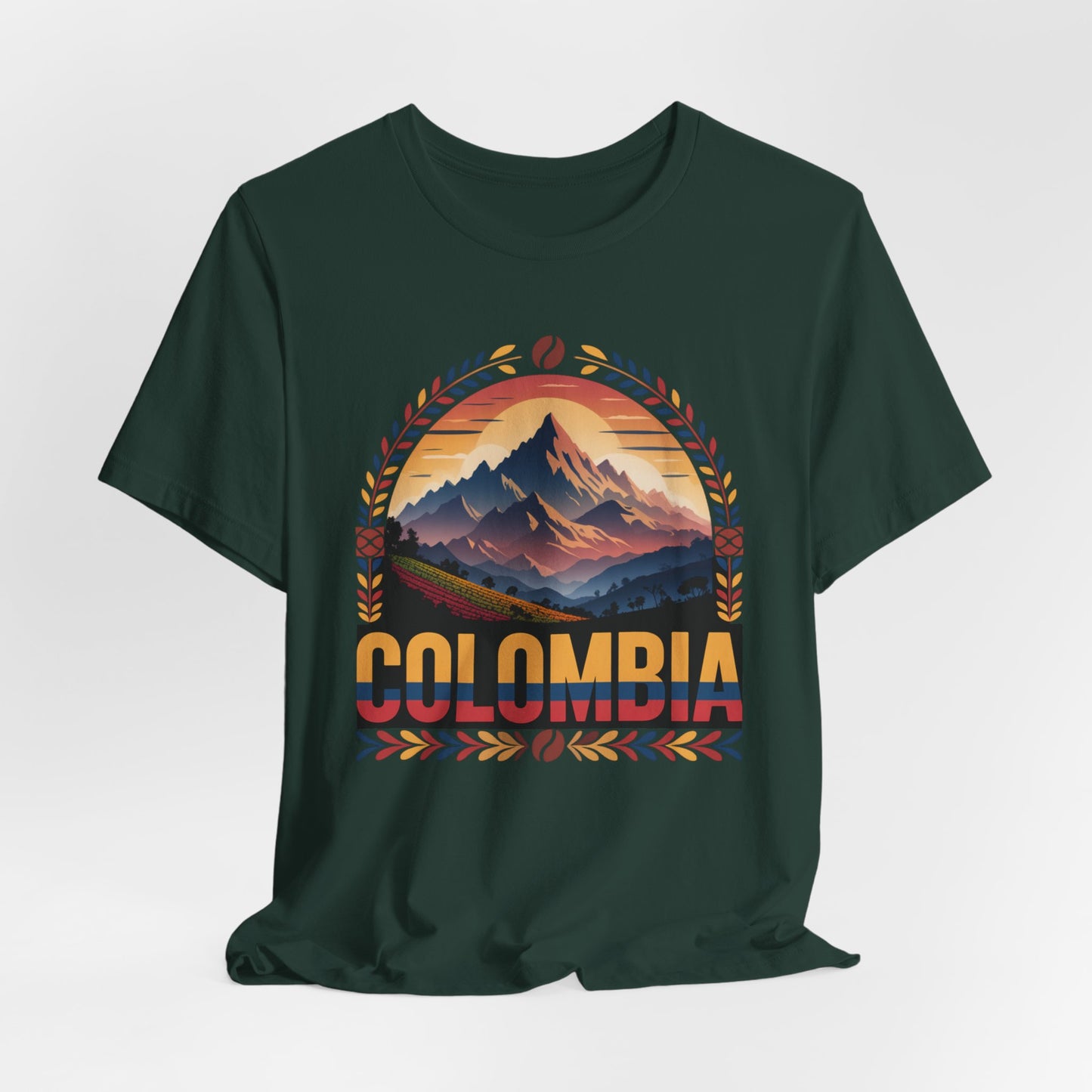Colombia T-Shirt - Colombian Heritage Pride Tee - Orgullo Colombiano Gift - Mi Colombia Shirt - Hispanic Pride Apparel