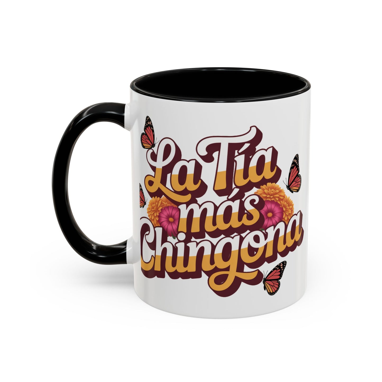 Tia Mas Chingona Mug - Best Tia Ever Coffee Cup, Tia Gift, Latino Family Gift, Hispanic Aunt Mug, Tia Querida Birthday Present