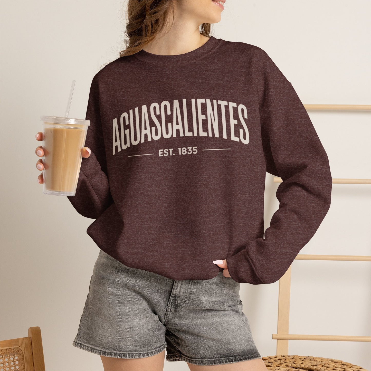 Aguascalientes Sweatshirt - Mexican State Pride Pullover - AGS Mexico Gift - Orgullo Mexicano Hispanic Heritage Wear