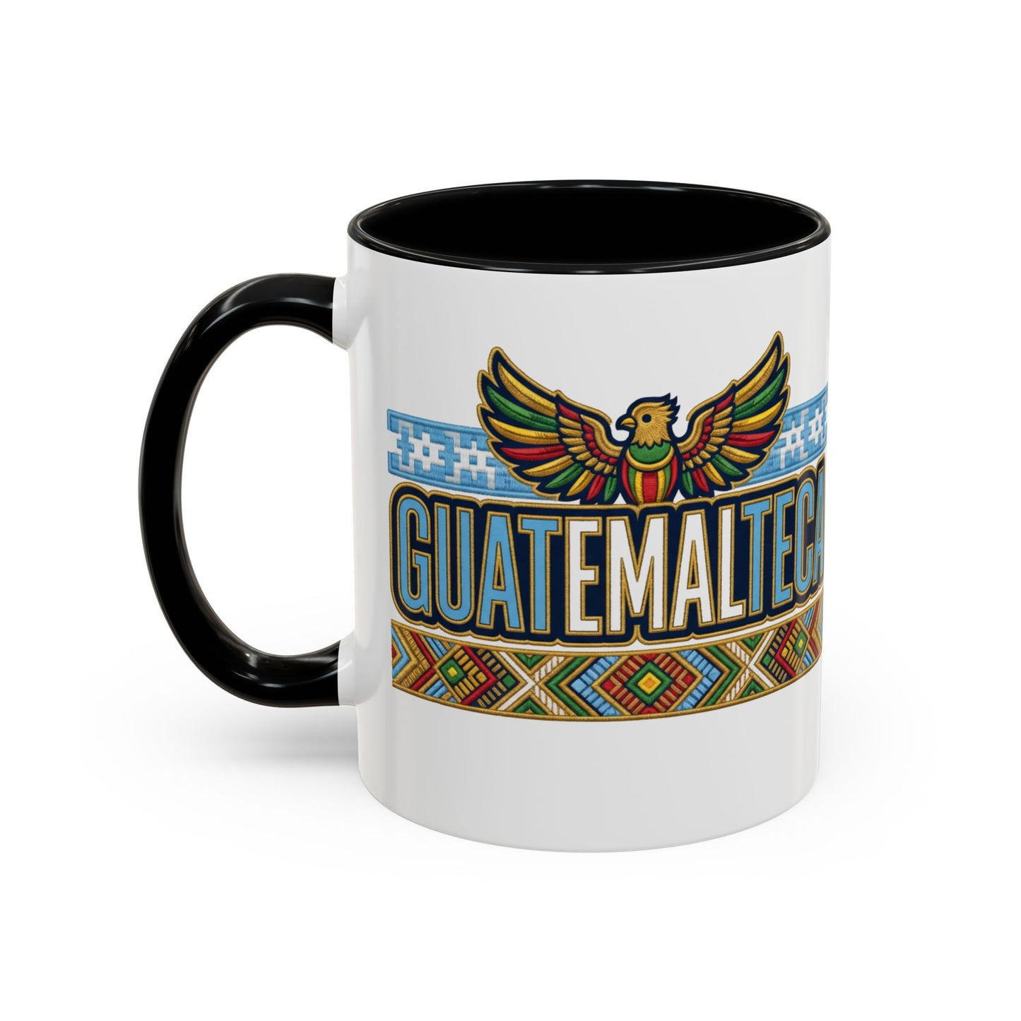 Guatemala Mug - Guatemalteco Pride Coffee Cup Gift | Chapina Heritage | Central American Maya Quetzal Bird Design