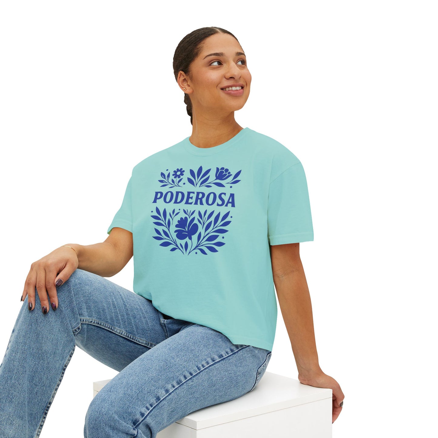 Poderosa  Women's Boxy Tee | Latina Shirt